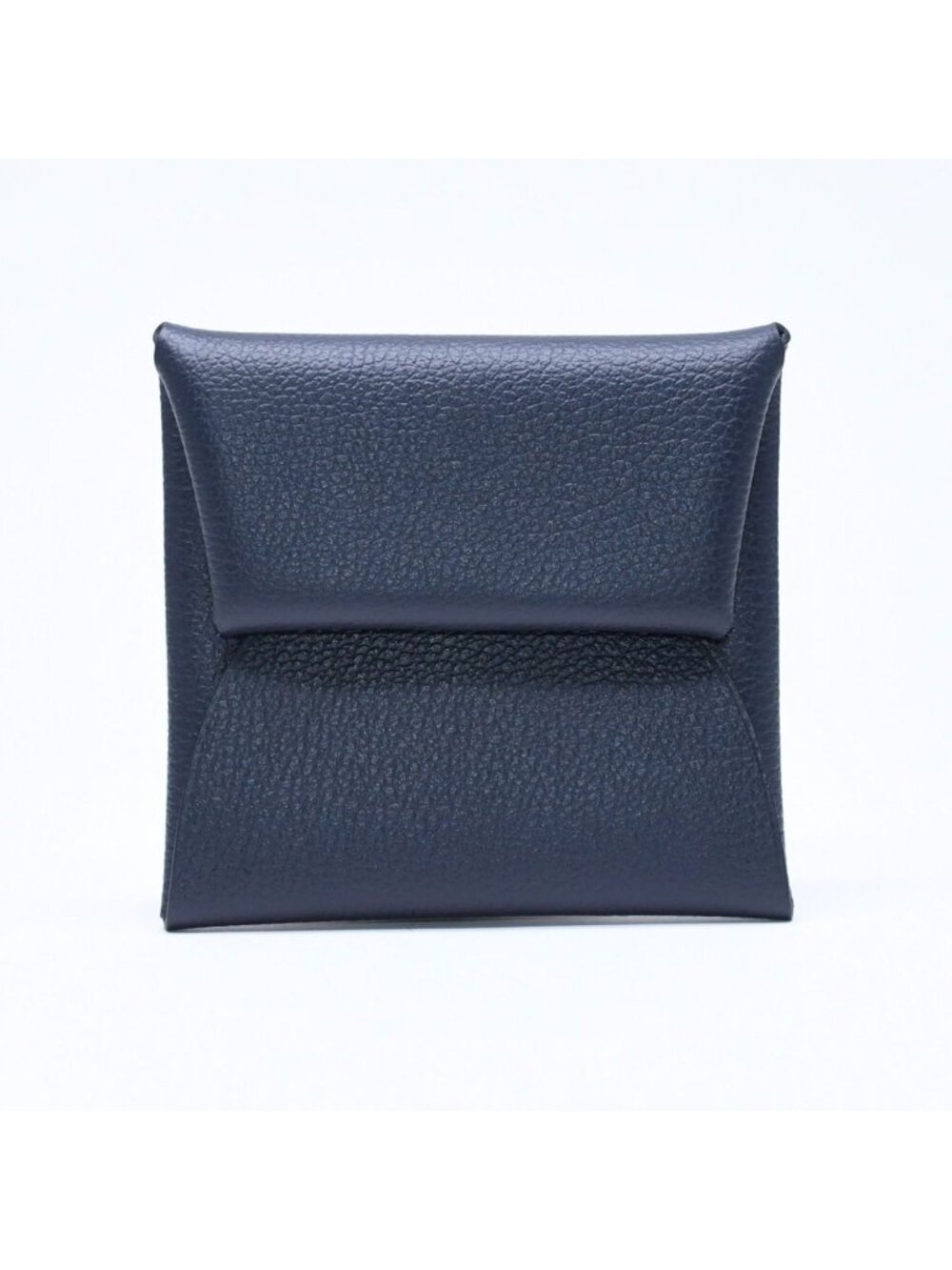 Hermes Wallet Coin Purse Bastia Silver Veau Epsom